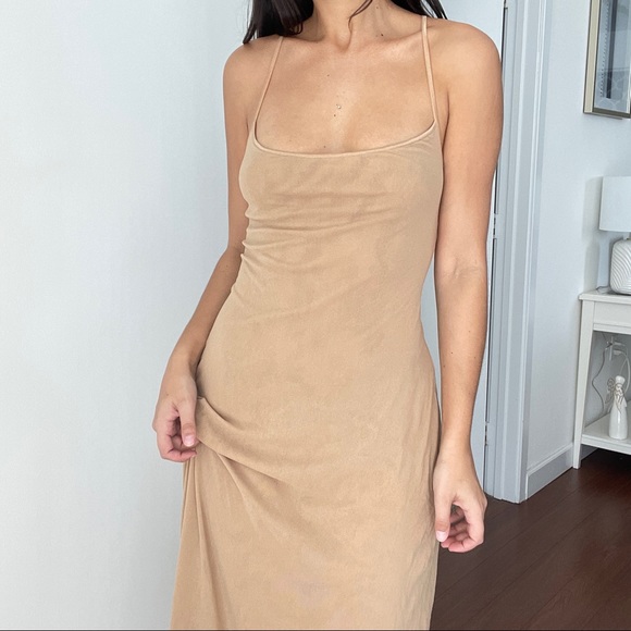 Cosabella Dresses & Skirts - Vintage Y2k Cosabella nude midi nightgown layering slip dress